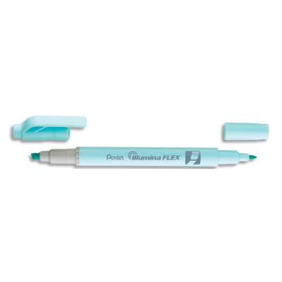 PENTEL Surligneur bi-pointe  Bleu Ciel Pastel