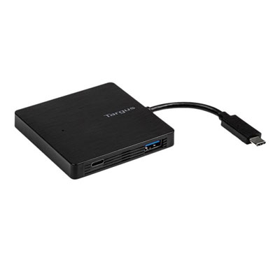 TARGUS  USB-C Hub To 3x USB-A and 1x USB-C Battery Charge Black Retail