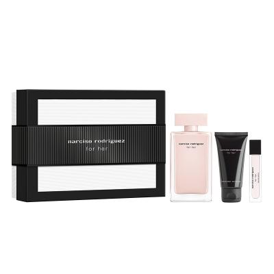 NARCISO RODRIGUEZ  For Her Coffret Eau de Parfum 100ml + 2 Produits