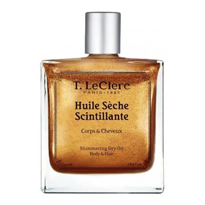 T.LECLERC Huile S&egrave;che Scintillante - Corps & Cheveux-100ml THEOPHILE LECLERC