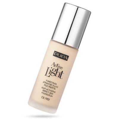 PUPA Active Light - Fond de Teint Fluide Activateur de Lumi&egrave;re SPF10- 
