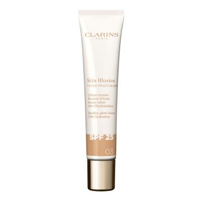 CLARINS Cr&egrave;me teint&eacute;e SPF25 Skin Illusion Tinted Moisturizer - 03 - 