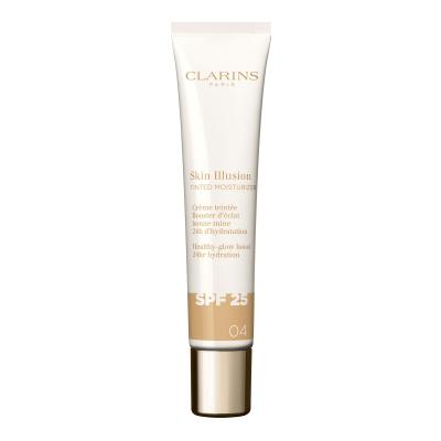 CLARINS Cr&egrave;me teint&eacute;e SPF25 Skin Illusion Tinted Moisturizer - 04 - 