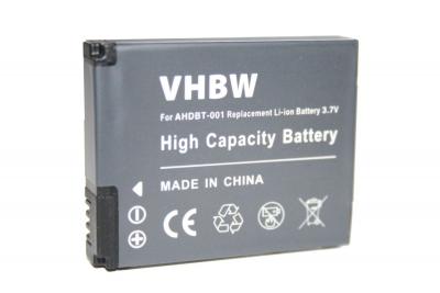 VHBW Batterie LI-ION pour GoPro HD Hero, GoPro HD Hero 2 rempla&ccedil;ant AHDBT-001, AHDBT-002