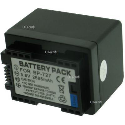 OTECH Batterie pour CANON BP-727 - Garantie 1 an