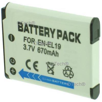 OTECH Batterie pour NIKON COOLPIX S3200 - Garantie 1 an