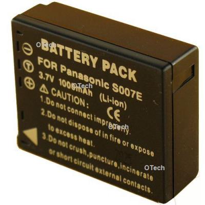 OTECH Batterie pour PANASONIC DMC-TZ15 - Garantie 1 an