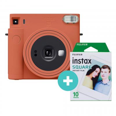 FUJIFILM  SQ1OGPAPIR appareil photo instantan&eacute;e 62 x 62 mm Orange
