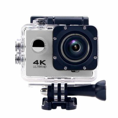 YONIS Cam&eacute;ra Sport Etanche R&eacute;solution 4K Slow Motion 16Mp Grand Angle 170&deg; Argent + SD 8Go