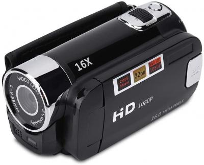 VENDOS85 Cam&eacute;scope num&eacute;rique Full HD de 2,7 pouces 1280 x 960 noir + 1 micro SD 16 go