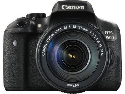 CANON  EOS 750D 24.2 MPs 3' &Eacute;cran LCD, Objectif &agrave; zoom