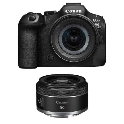 CANON EOS R6 MARK III + Objectif RF 24-105mm f/4-7.1 IS STM + RF 50mm f/1.8 STM