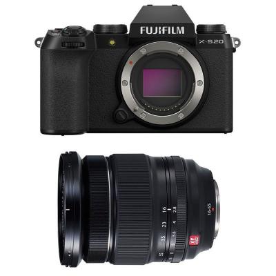 FUJIFILM  appareil photo hybride x-s20 noir + 16-55mm