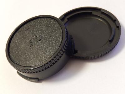 VHBW Lot caches objectif  FD-Systeme pour appareil photo Canon EOS A1, AE1, AV1.