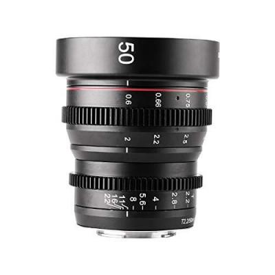  Meike objectif photo 50mm t2. 2 mini manual focus wideangle cinema lens for m43 micro four thirds mft mount cameras bmpcc 4k z cam e2 