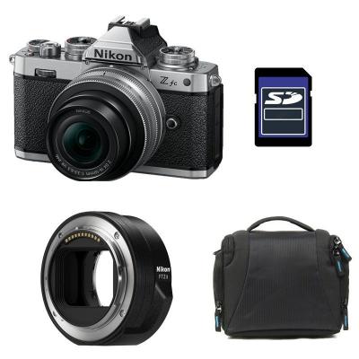 NIKON Z fc + Z 16-50 Silver + Sac + Carte SD 8 Go + Adaptateur FTZ II
