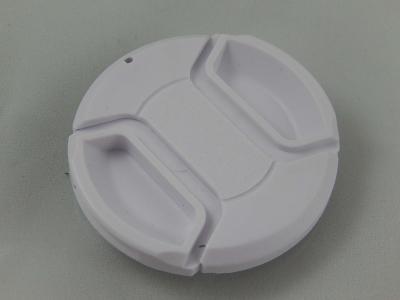 VHBW  Bouchon d'objectif universel 72 mm pour appareil photo, reflex num&eacute;rique - plastique, blanc / rouge, avec ouverture int&eacute;rieure