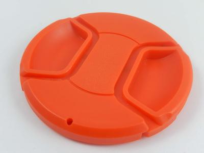 VHBW  Bouchon d'objectif universel 72 mm pour appareil photo - plastique rouge, poign&eacute;e interne