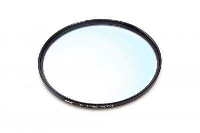  vhbw Filtre UV universel pour les objectifs d'appareil photo de filetage 105mm - Filtre de protection UV, noir