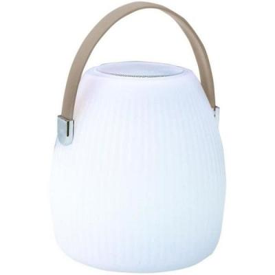  Lampe enceinte bluetooth sans fil MINI MAY PLAY H23 cm LED et dimmable 