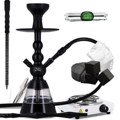 GENERIQUE Pack Chicha Revenge avec Narguil&eacute; Alu Noir + Accessoires