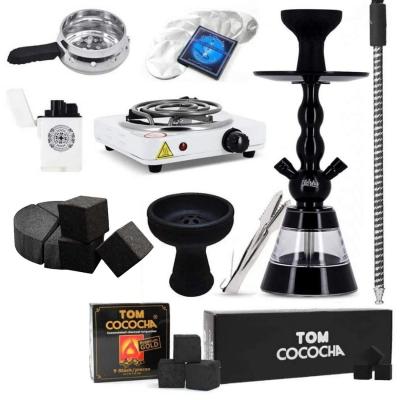  Pack Chicha X-Star 999 ECO + Chauffe Charbon + Alu + Foyer Silicone Vortex + Allume Plaque + Charbons + Briquet Narguil&eacute;