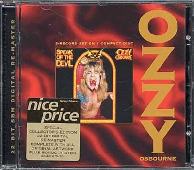 CD de Ozzy Osbourne - Speak of the devil - pour Unisexe - Standard