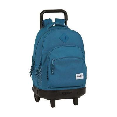 SAFTA Cartable &agrave; roulettes Compact BlackFit8 Egeo Bleu -  -  - BlackFit8