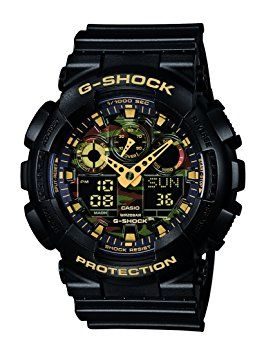 CASIO Montre Chronographe Homme  G-Shock GA-100CF-1A9ER