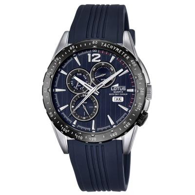 LOTUS  Montre Homme Multifunction Analogique Quartz Pu Bleu Ul18310/3