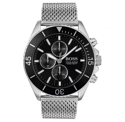 BOSS Montre Homme Hugo  Ocean 1513701 chronographe bracelet maille milanaise