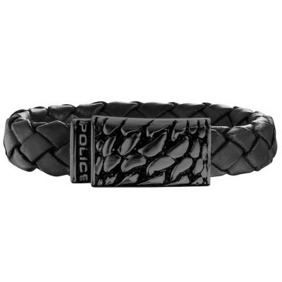 POLICE Bracelet Homme  JEWELS Mod. ALLIGATOR 2FUZPJ.25729BLB_01-L
