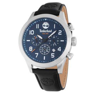TIMBERLAND Montre Homme  - TDWGF0009702 Bracelet Cuir Noir