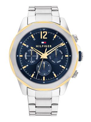TOMMY HILFIGER Montre Homme Lars Bleu fonc&eacute; 1792059 Gris 
