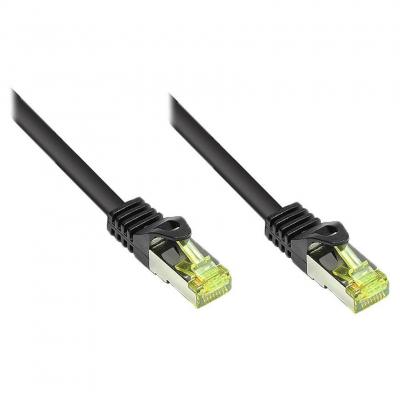 GENERIQUE Alcasa Cat. 7 S/FTP 15m c&acirc;ble de r&eacute;seau Noir Cat7 S/FTP (S-STP)