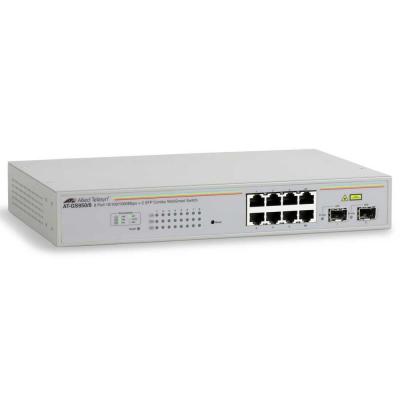 ALLIED TELESIS ALLIED AT-GS950/8 WebSmart switch 8 port Gigabit & 2 x SFP 100/1G