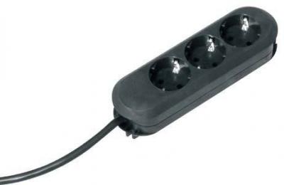 GENERIQUE Bachmann 388.172 multiprise 5 m 3 sortie(s) CA Noir