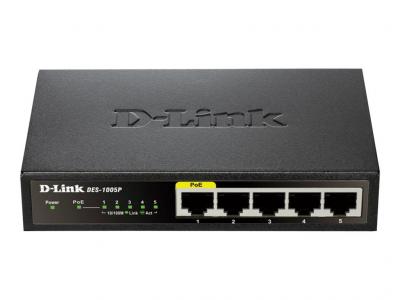 D LINK SYSTEMS Des-1005p 5 port 10/100 mbps poe noir