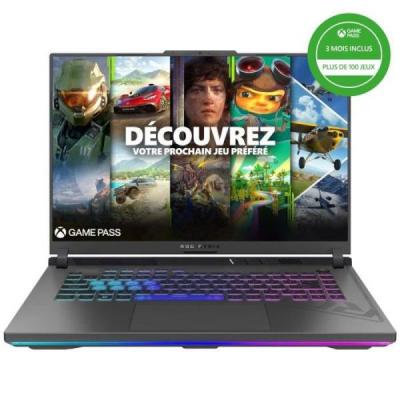 ASUS PC Portable Gamer ROG Stri G16 16 WUXGA 165Hz RTX 4060 8Go Intel Core i713650HX