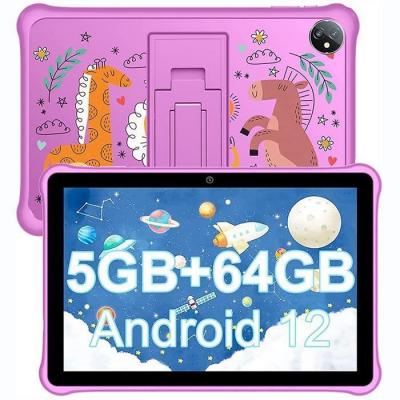 BLACKVIEW Tablette Tactile Enfants Tab A7 Kids 10,1 pouces 5Go+64Go/SD 1 To Android 12 Tablette Educative iKids Pr&eacute;-install&eacute;/Contr&ocirc;le Parental - Rose 