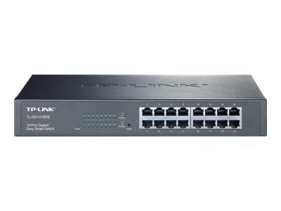 TP LINK TP-Link JetStream TL-SG1016DE - Commutateur - G&eacute;r&eacute; - 16 x 10/100/1000 - Montable sur rack