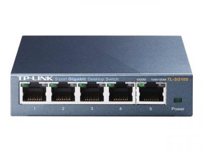 TP LINK TP-Link TL-SG105 Non-g&eacute;r&eacute; Gigabit Ethernet (10/100/1000) Noir - Neuf