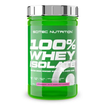 SCITEC NUTRITION  100% Whey Isolate 700g Fraise Chocolat blanc - Isolat&nbsp;de&nbsp;lactos&eacute;rum