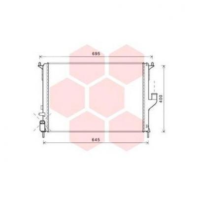 VAN WEZEL Radiateur Refroidissement Moteur  43002477