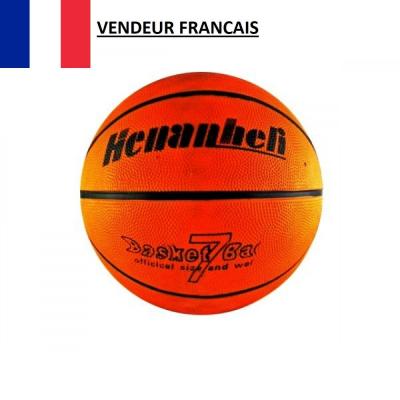  Ballon De Basket Basketball En Cuir Orange Taille 7 &Eacute;quipement Officiel Sport