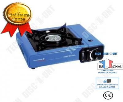 TECH DISCOUNT R&eacute;chaud portatif - TD&reg; - Camping-gaz - Noir - Mixte - Usage occasionnel 