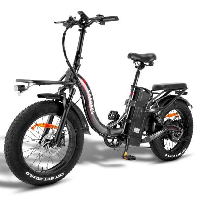  velo electrique Fafrees F20 X-Max Autonomie 140km Moteur 750W double suspension 20 pouces Fat bike Batterie 48V30Ah Gris 