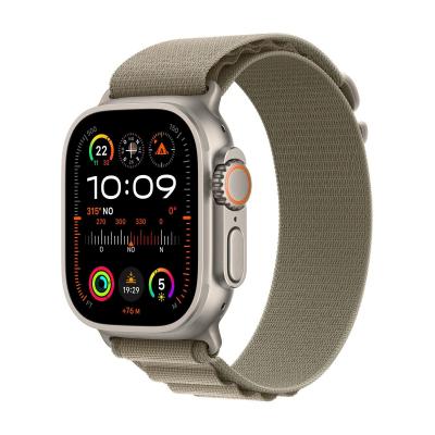 Montre intelligente Apple Watch Ultra 2 Vert Dor&eacute; Olive 49 mm