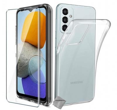 HTDMOBILES Coque pour Samsung Galaxy M13 4G / M23 5G - housse etui silicone gel fine + film ecran - TRANSPARENT TPU -