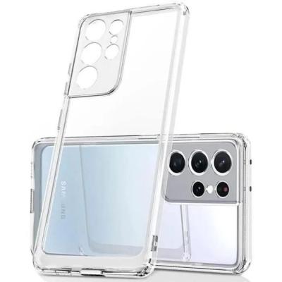 NOVAGO Pour Samsung Galaxy S22 Ultra - Coque de Protection Arri&egrave;re Transparente en Gel TPU Souple et R&eacute;sistant  Anti-choc-  